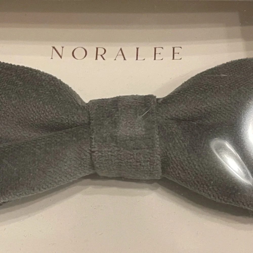 Noralee Boys Dusty Blue Velvet Bow Tie - NWT